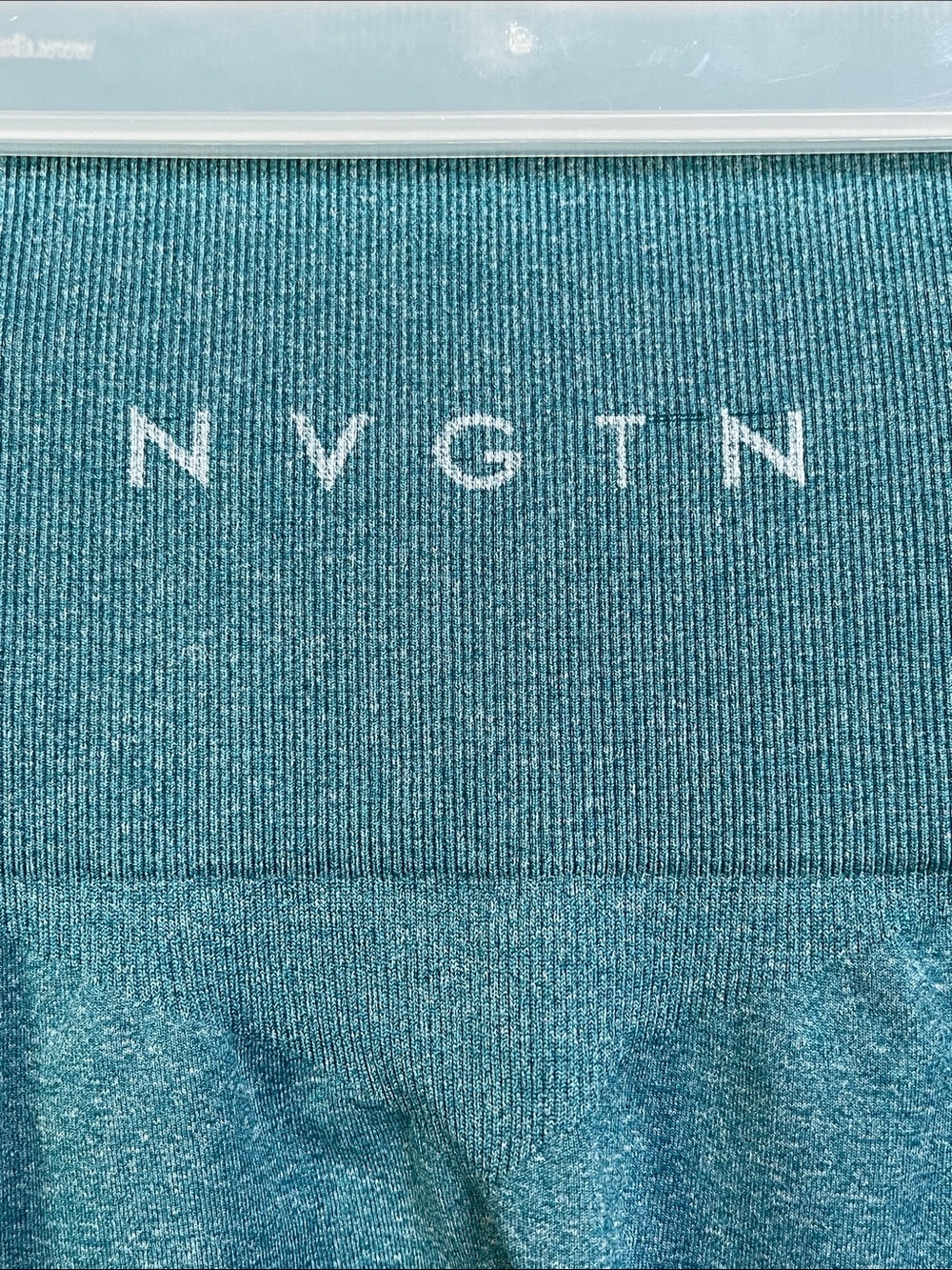 NVGTN Turquoise NV Seamless Leggings - Picture 4 of 5